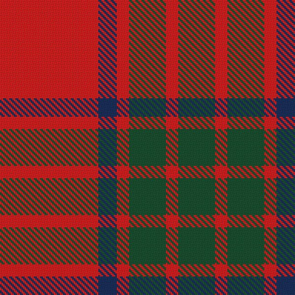 Fraser tartan swatch